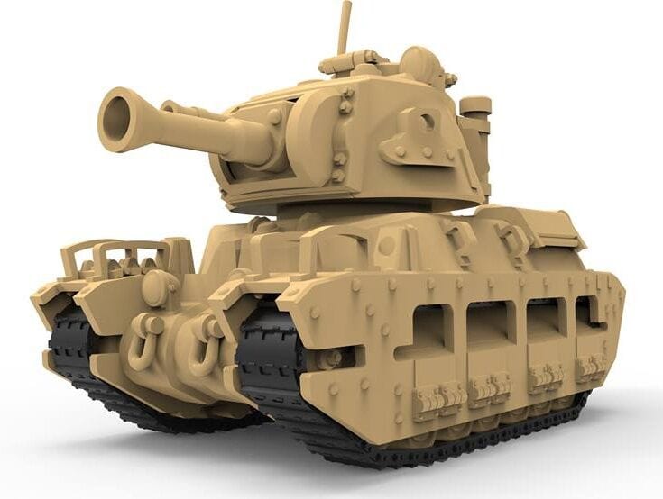 Meng World War Toons A12 Matilda II British Infantry Tank Plastic Model Kit - Hobbytech Toys