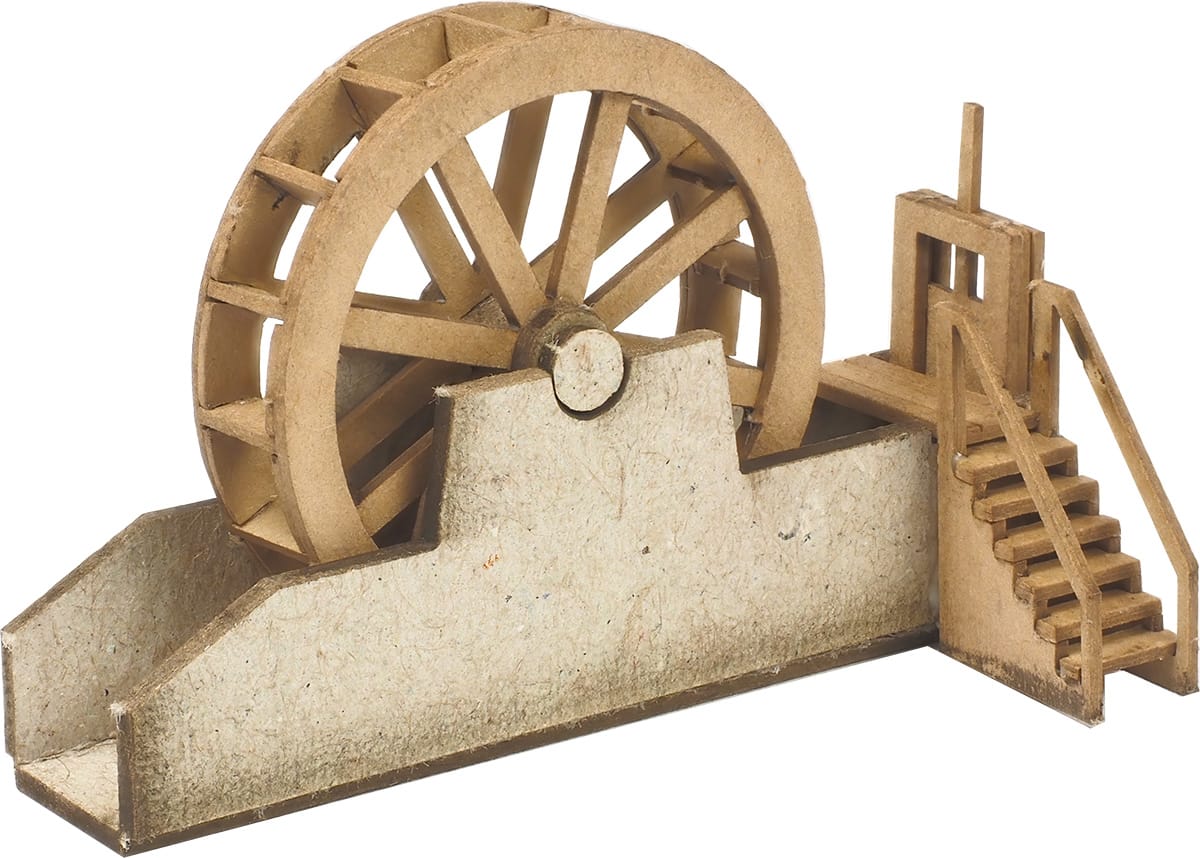 Metcalfe N Scale N Water Wheel Card Kit