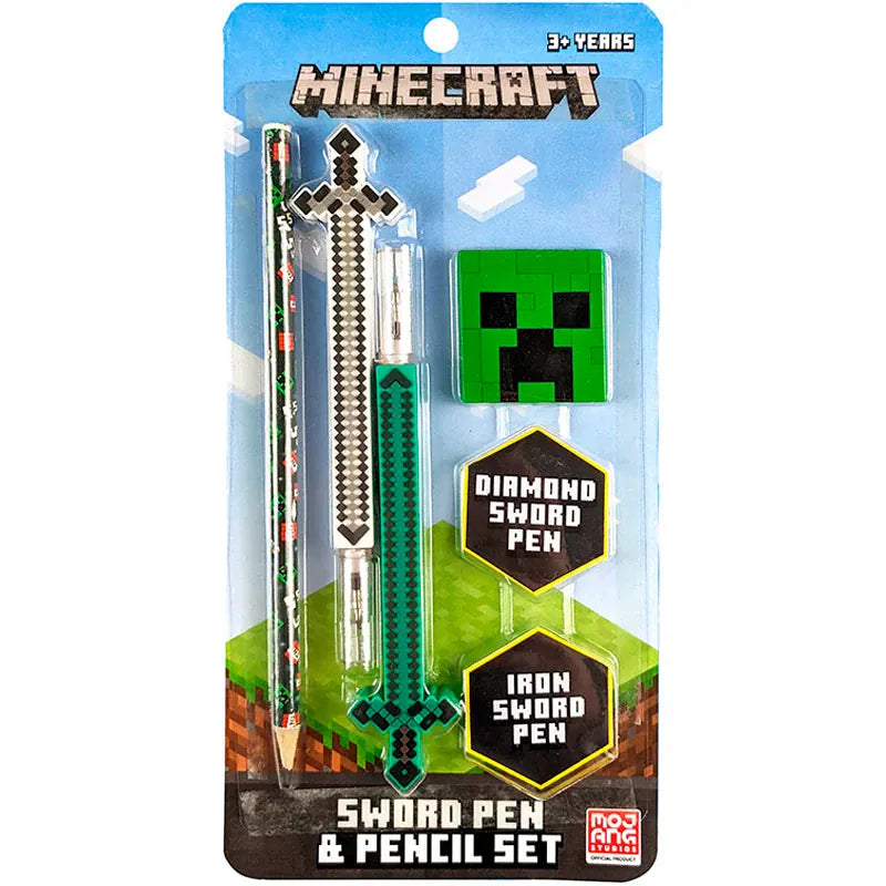 Minecraft Sword Pen & Pencil