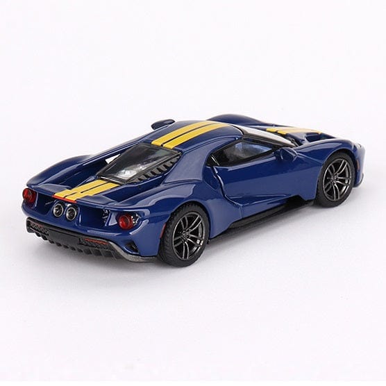 Mini GT 1/64 Ford GT Sunoco Blue (LHD) Diecast Model Car
