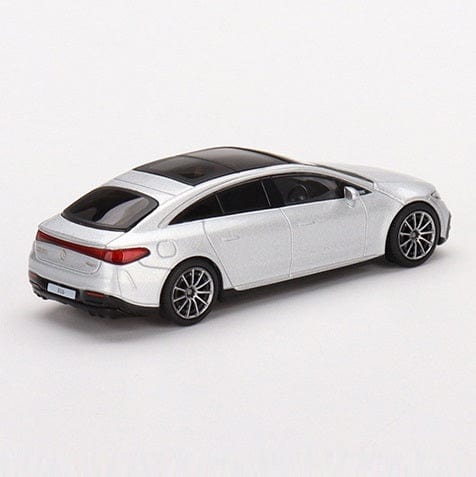 Mini GT 1/64 Mercedes-Benz Eqs 580 4Matic Silver Diecast Model Car