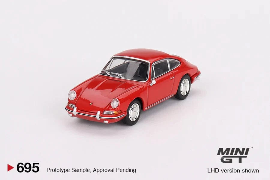 Mini GT 1/64 Porsche 901 1963 Signal Red (LHD) Diecast Model Car
