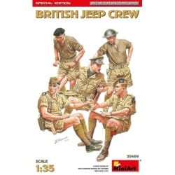 MiniArt 1/35 British Jeep Crew Special Edition – MA35469