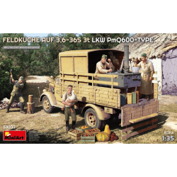 MiniArt 1/35 Feldkuche Auf 3.6-36S 3t LKW PmQ600-Type – MA53037