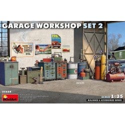 MiniArt 1/35 Garage Workshop Set #2 – MA35668