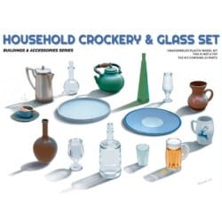MiniArt 1/35 Household Crockery & Glass Set – MA35559