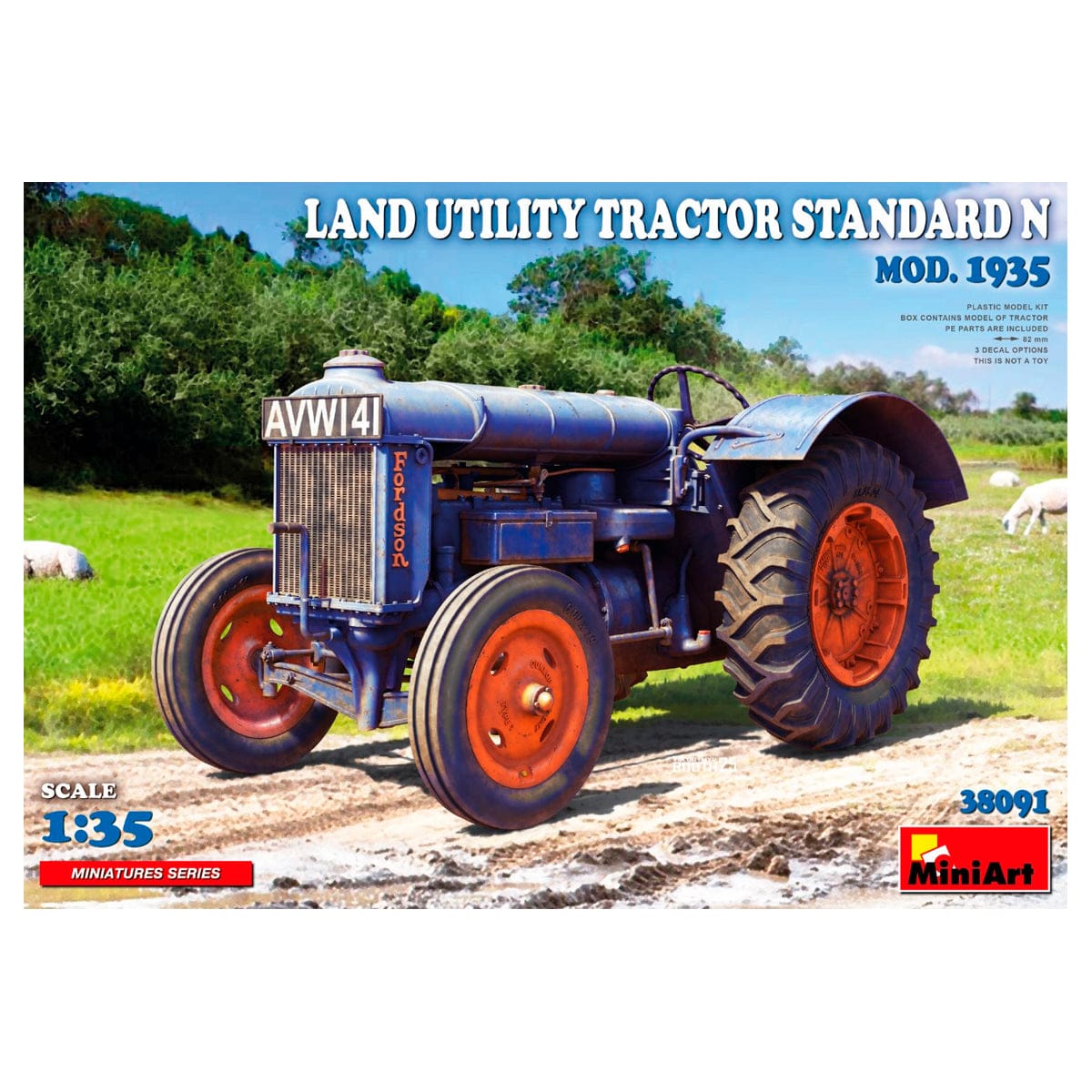MiniArt 1/35 Land Utility Tractor Standard N Mod. 1935 – MA38091