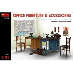 MiniArt 1/35 Office Furniture & Accessories – MA35564