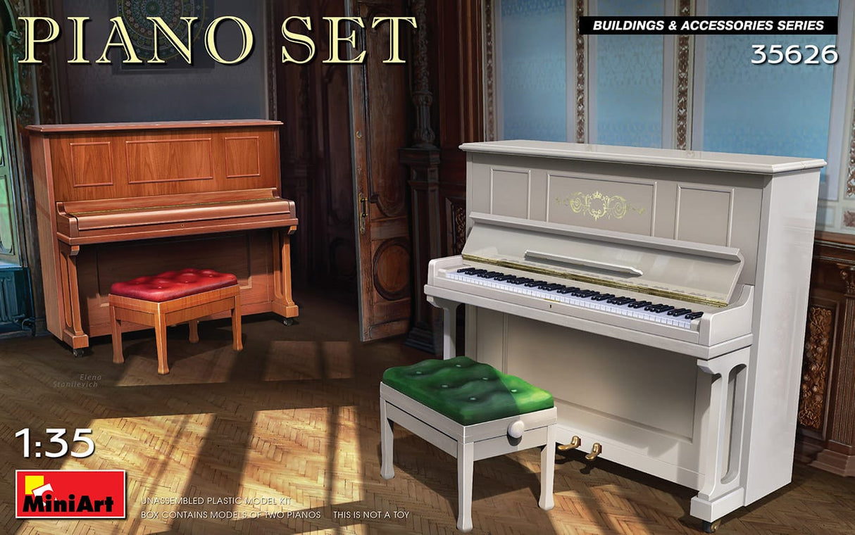 MiniArt 1/35 Piano Set Plastic Model Kit