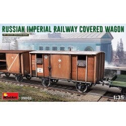 MiniArt 1/35 Russian Imperial Railway Covered Wagon – MA39002