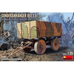 MiniArt 1/35 Sonderanhänger Ost 1.5t German Cargo Trailer – MA35487