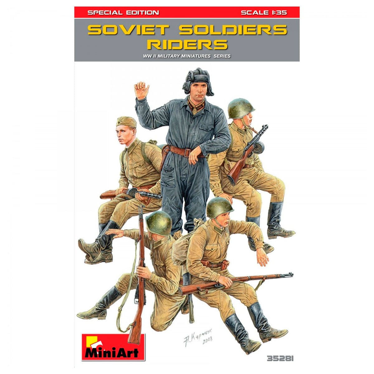 MiniArt 1/35 Soviet Soldiers Riders Special Edition – MA35281