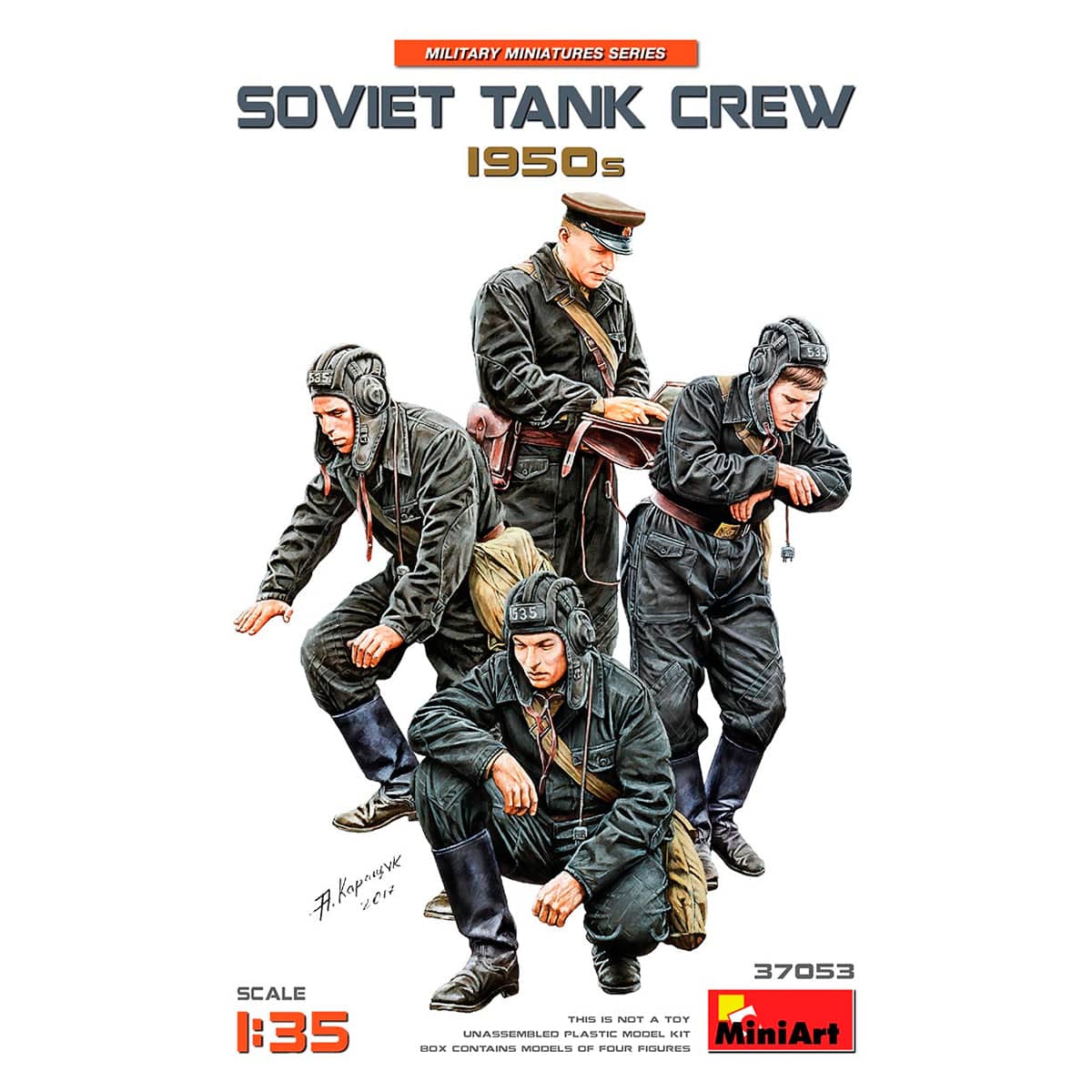 MiniArt 1/35 Soviet Tank Crew 1950s – MA37053