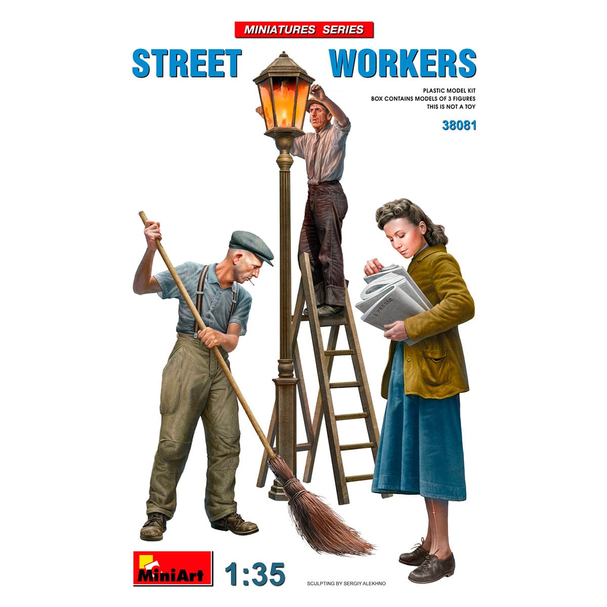 MiniArt 1/35 Street Workers – MA38081