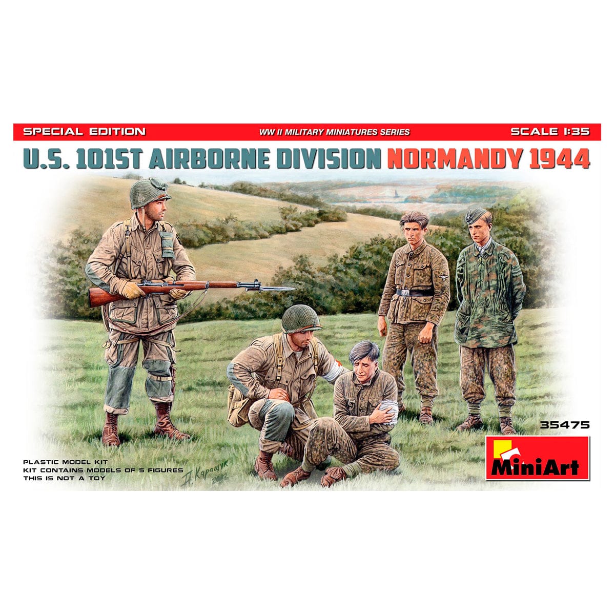 MiniArt 1/35 U.S. 101st Airborne Division Normandy 1944 Special Edition – MA35475