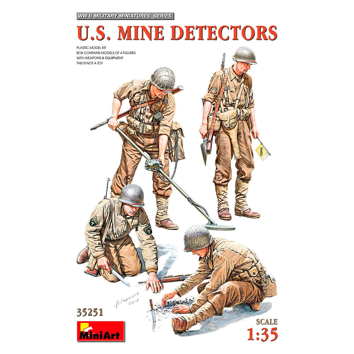 MiniArt 1/35 U.S. Mine Detectors – MA35251