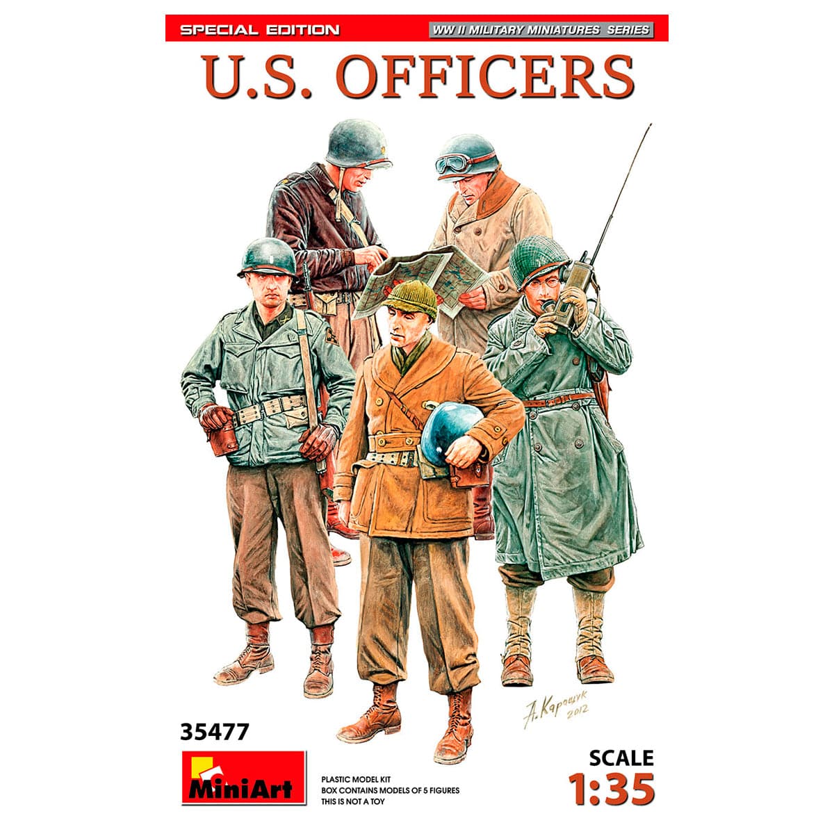 MiniArt 1/35 U.S. Officers Special Edition – MA35477