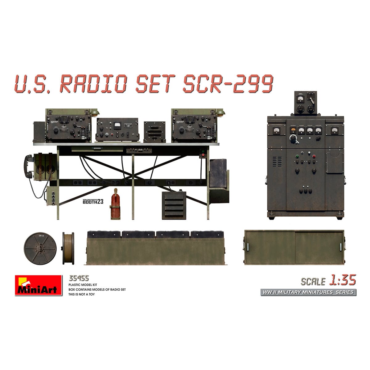 MiniArt 1/35 U.S. Radio Set SCR-299 – MA35455