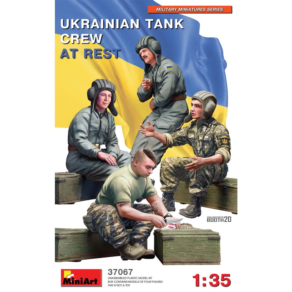 MiniArt 37067 Ukrainian Tank Crew at Rest front box art