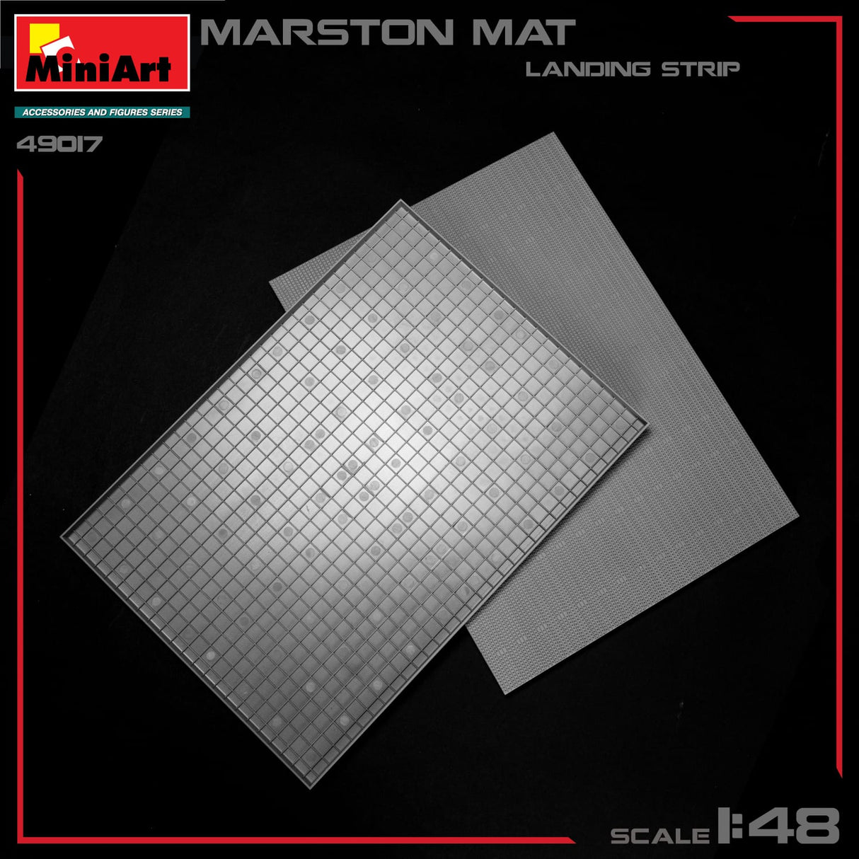 MiniArt 1/48 Marston Mat Landing Strip Plastic Model Kit