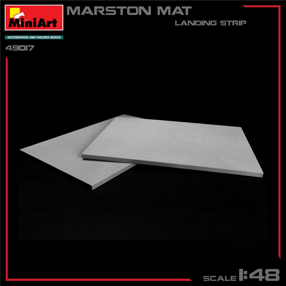 MiniArt 1/48 Marston Mat Landing Strip Plastic Model Kit