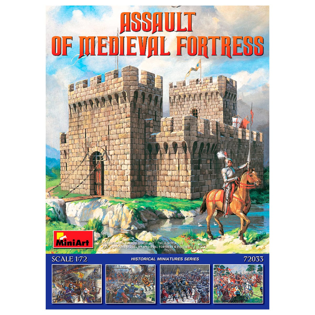 MiniArt 1/72 Assault of Medieval Fortress – MA72033