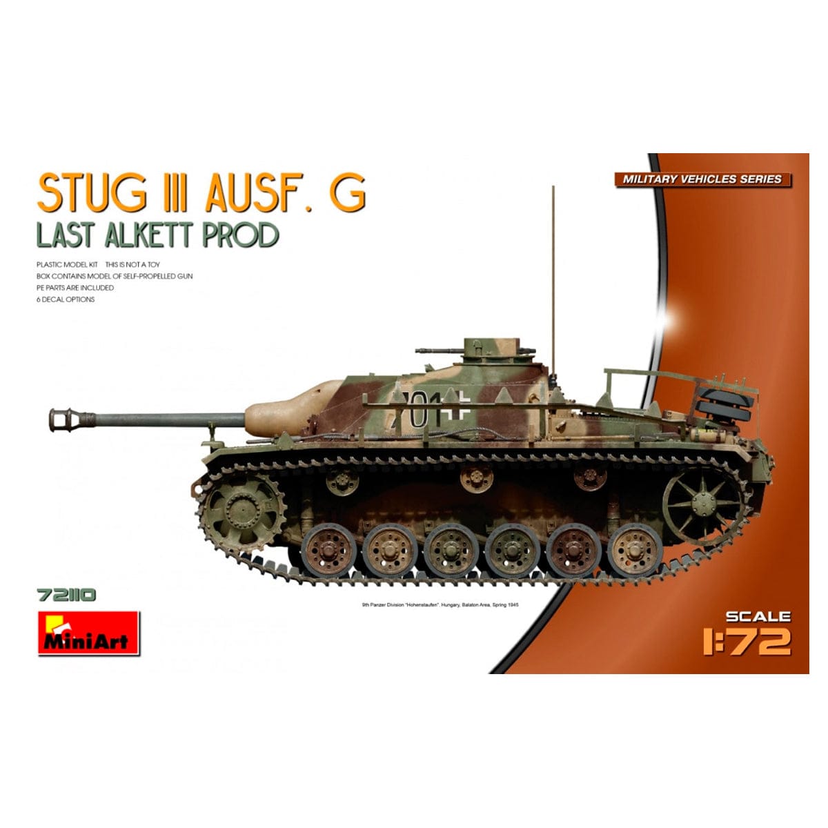 MiniArt 1/72 StuG III Ausf. G Last Alkett Production – MA72110