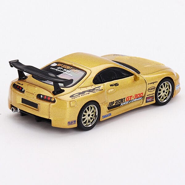 MiniGT 1/64 Toyota Supra JZA80 GT-300 Top Secret Gold