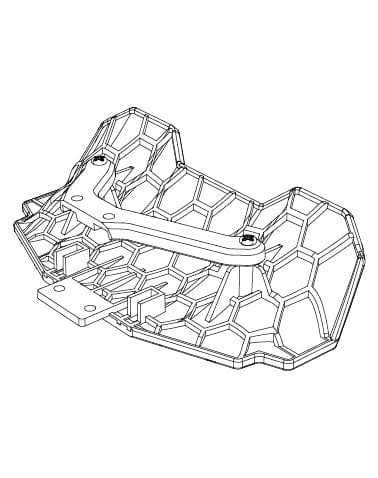 MJX 14110 Rear Bumper Assembly - Hobbytech Toys