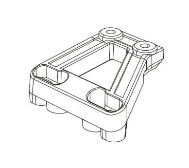 MJX 14150 Front Bumper Support Frame - Hobbytech Toys