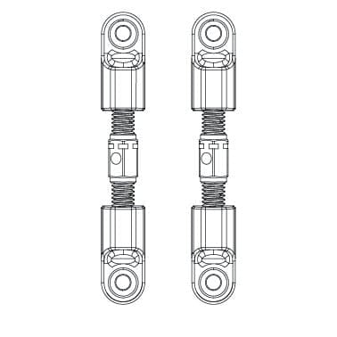 MJX 16431 Steering Linkage (2pcs) - Hobbytech Toys