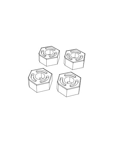 MJX 16440 Wheel Hex (4pcs) - Hobbytech Toys