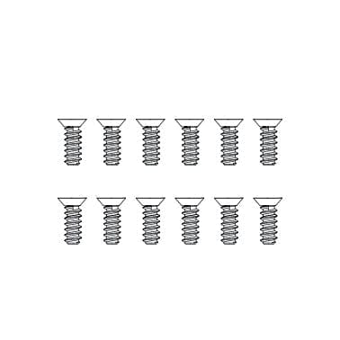 MJX M26645 Countersunk Flat Head Screws (12pcs) - Hobbytech Toys