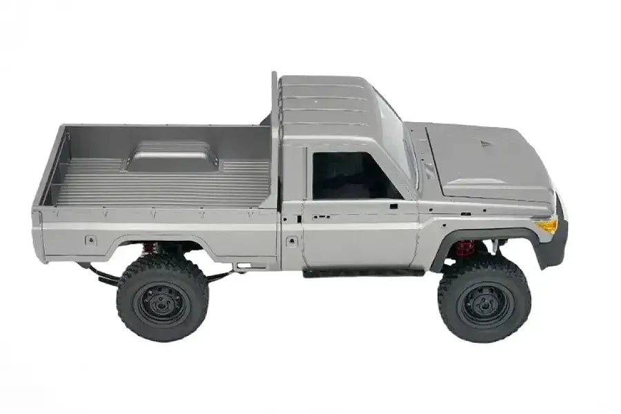 MN Model 1/12 Toyota LC79 4WD RC Crawler with LED Lights Silver