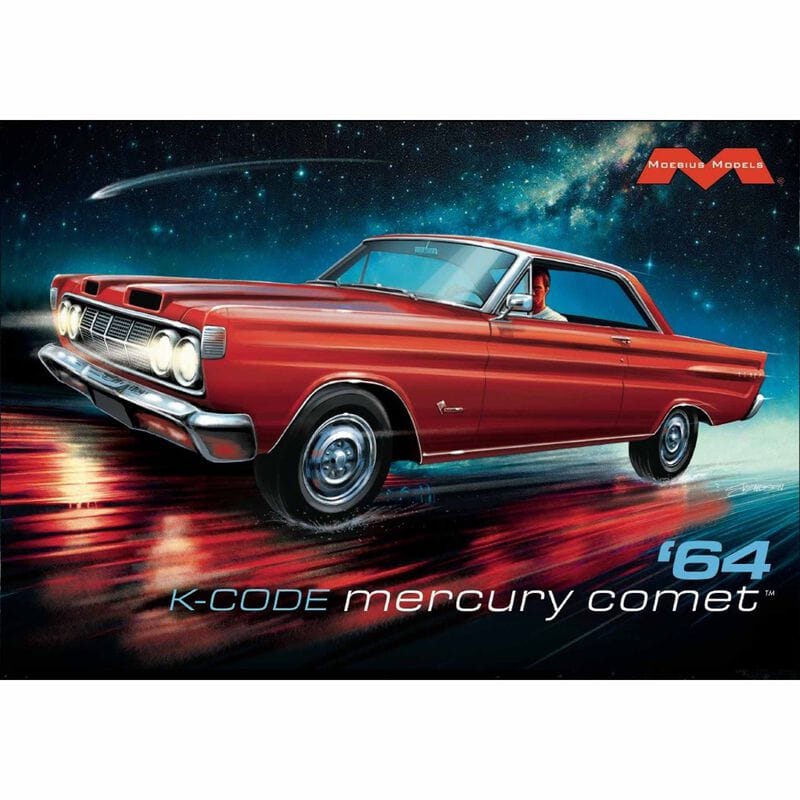 Moebius MOE2750 1/25 1964 K-Code Mercury Comet model kit