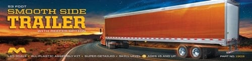 Moebius MOE1303 1/25 53 Foot Smooth Side Trailer model kit