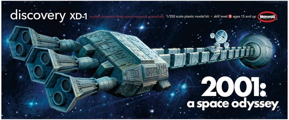 Moebius MOE2001-8 1/350 2001 Discovery XD-1 model kit