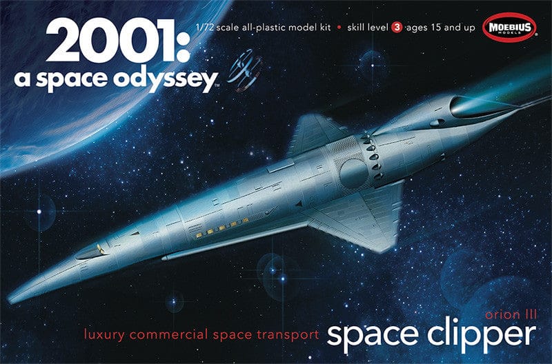 Moebius MOE2001-11 1/72 2001 A Space Odyssey Orion III Space Clipper model kit