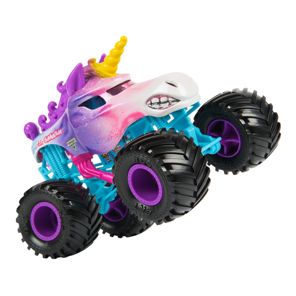 Monster Jam 1/24 Sparkle Smash Diecast Truck