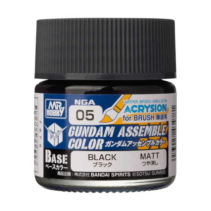 Mr Hobby Gundam Assemble Color Black Paint 10ml
