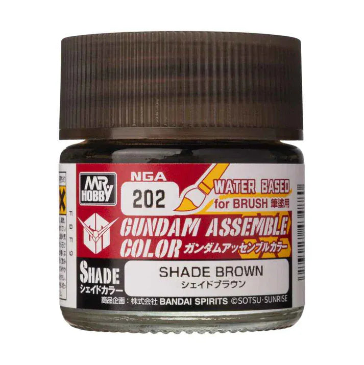 Mr Hobby Gundam Assemble Color Shade Brown Paint 10ml
