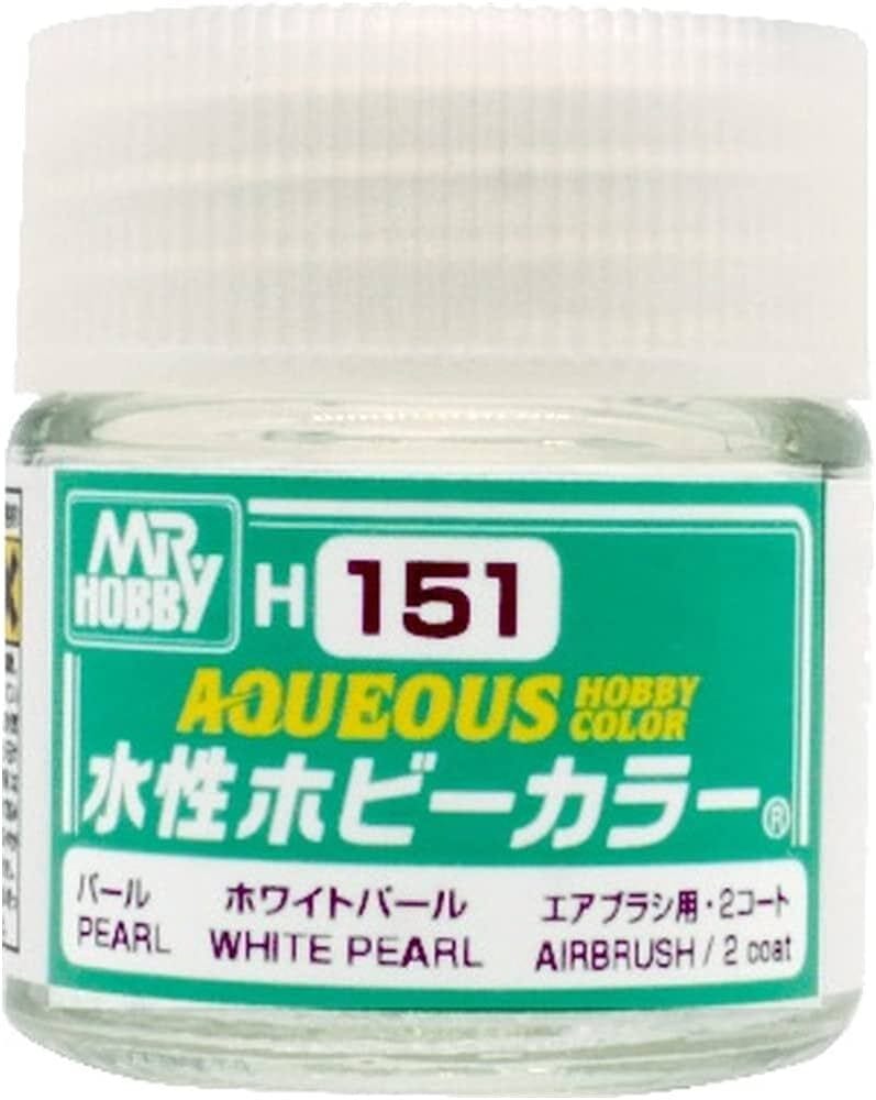 Mr Hobby H151 Acrylic White Pearl 10ml - Hobbytech Toys