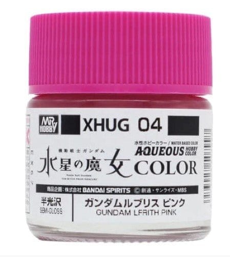 Mr Hobby XHUG04 Aqueous Gundam Color Witch from Mercury Lfrith Pink Acylic Paint 12ml - Hobbytech Toys