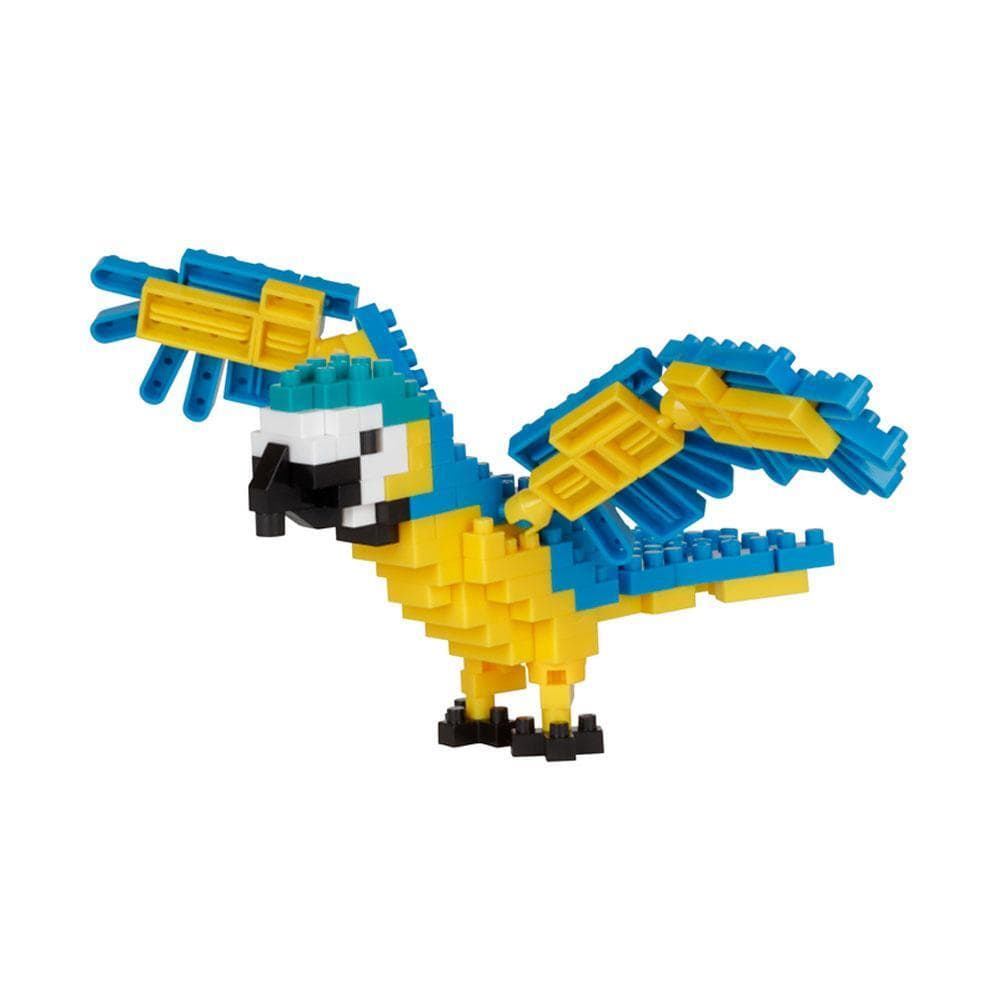 Nanoblock Blue and Yellow Macaw Kit