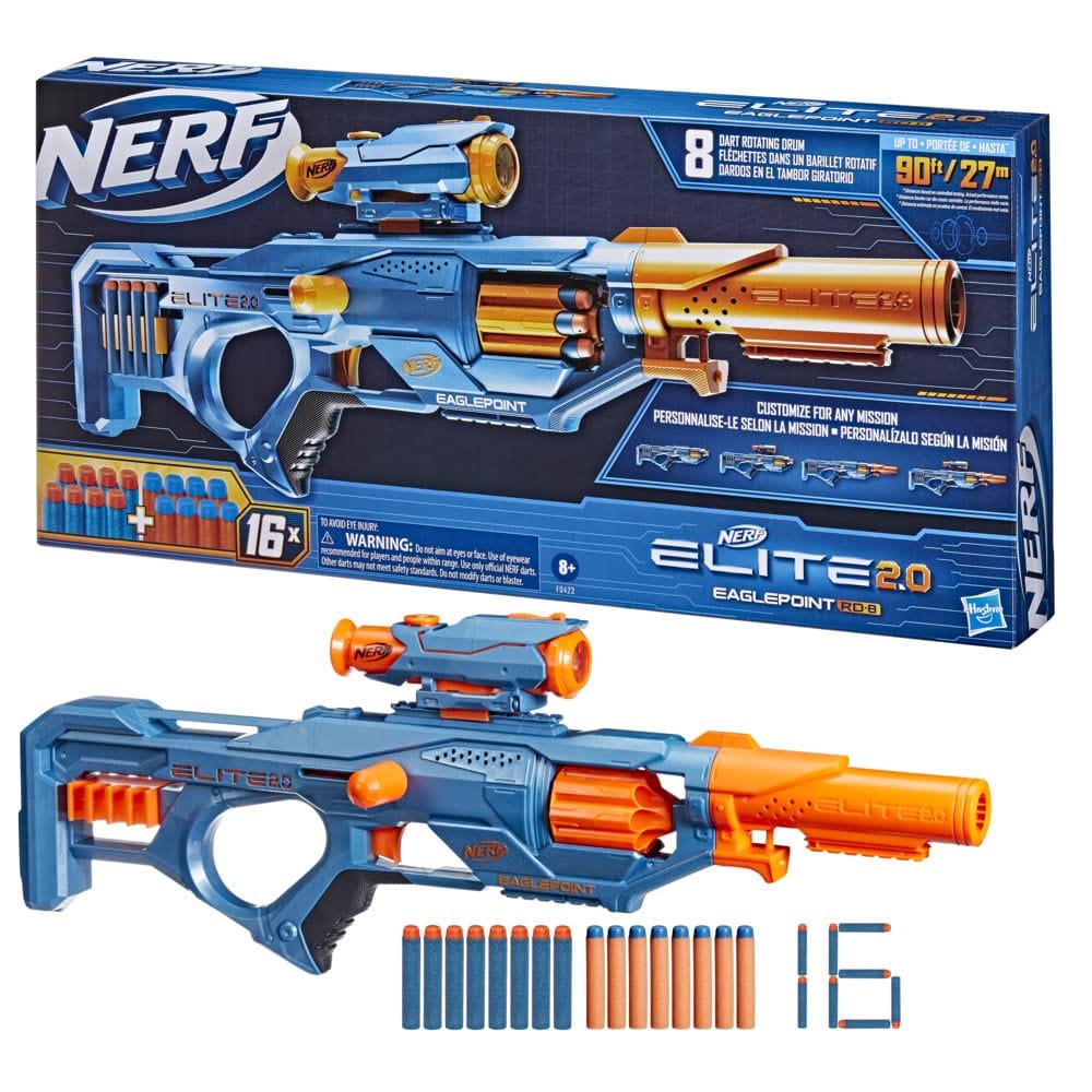 Nerf Elite 2.0 Eaglepoint RD - 8 Blaster - Hobbytech Toys