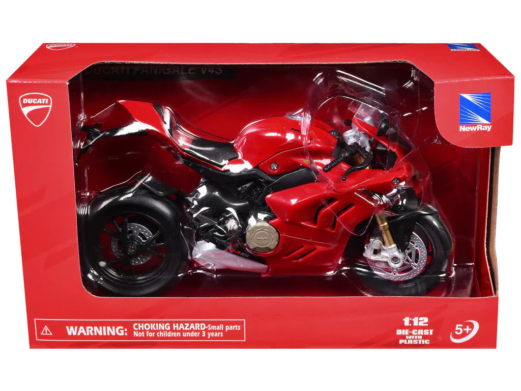 Newray 1/12 Ducati Panigale V4S 2022 Road Bike Model