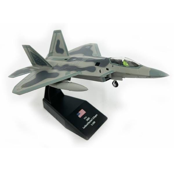 NS Model 1/100 F - 22 Raptor Diecast Model Plane - Hobbytech Toys