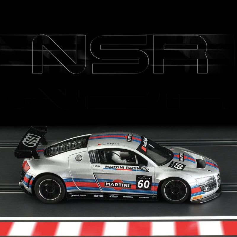 NSR 0317AW 1/32 AUDI R8 LMS - Martini Racing Grey #60 - Hobbytech Toys