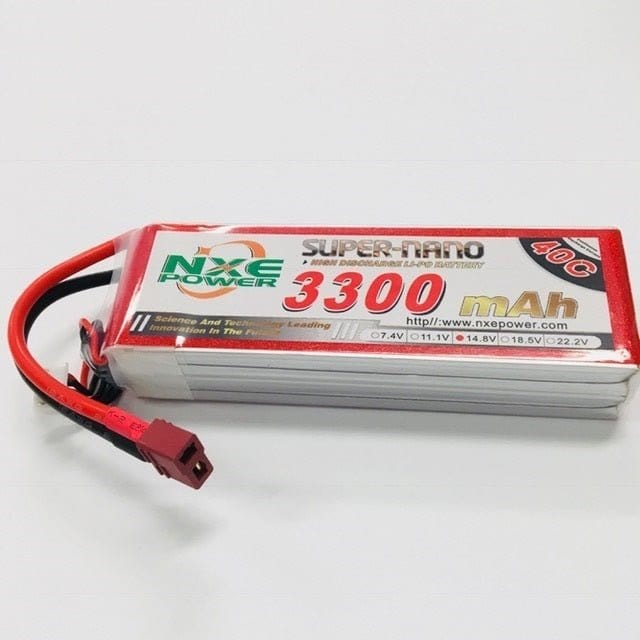 NXE 3300mah 4S 14.8v 40C Softcase Lipo Battery - Deans - Hobbytech Toys