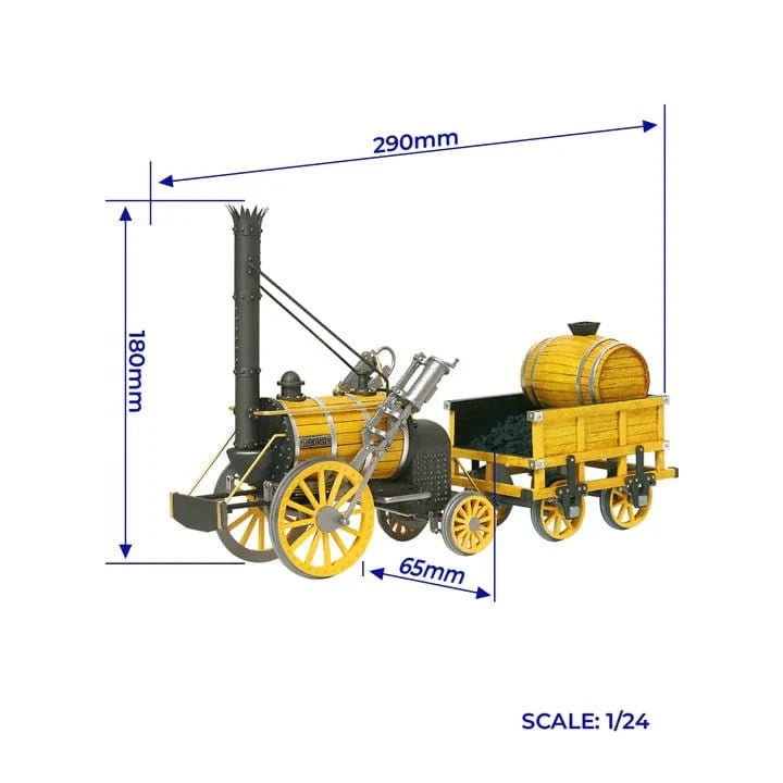 OcCre 1/24 Rocket Train Model Kit - Hobbytech Toys